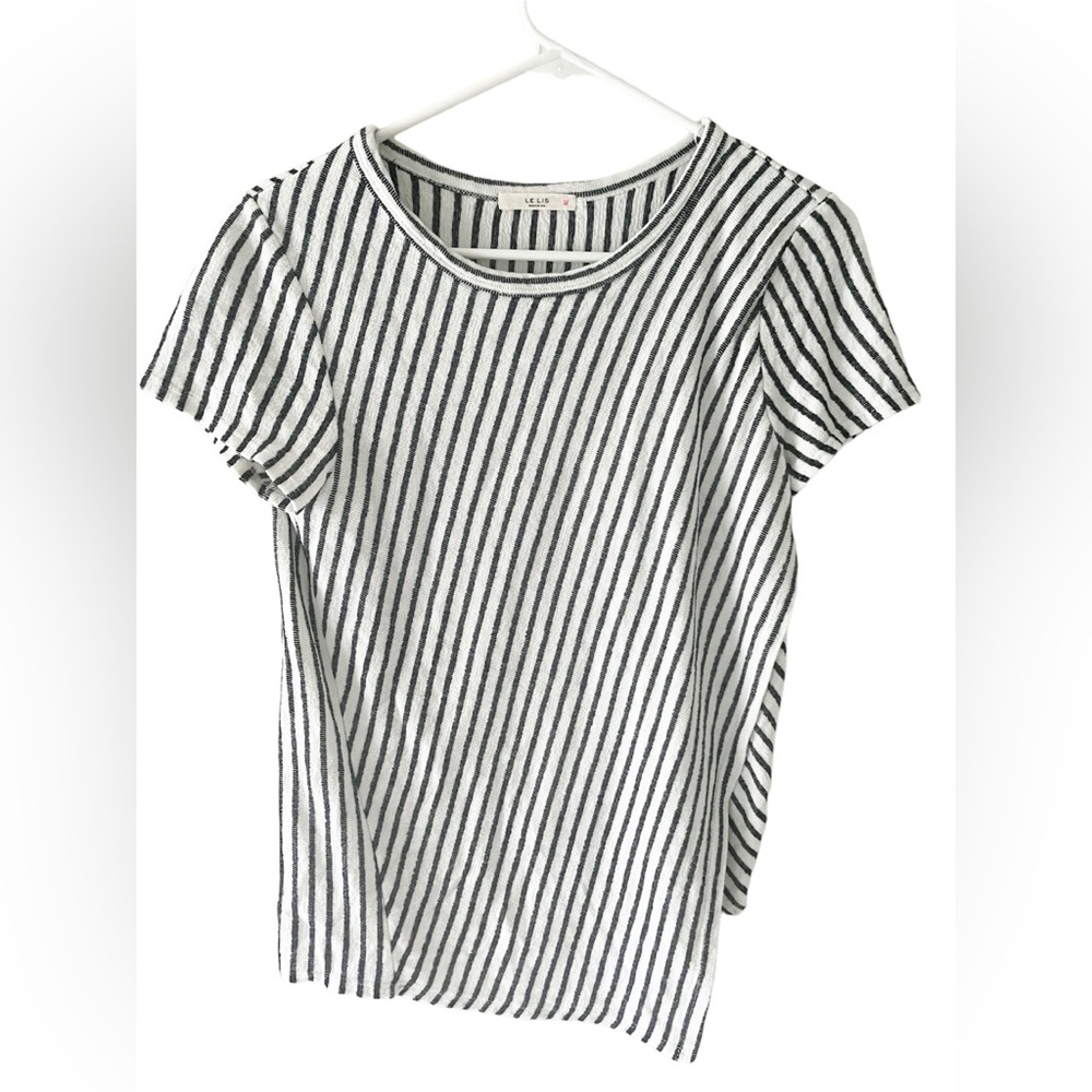 EUC Le Lis Striped Short SleeveTop Size S